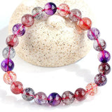[Bead] Super Seven Crystal Bracelet - Balance Chakras & Enhance Spiritual Wisdom