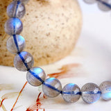 [Bead] Madagascar Intense Blue Labradorite Bracelet - Insight & Creativity