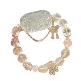 [Fox Fairy] Natural Citrine Crystal Nine-Tailed Fox Bangle Bracelet