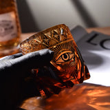 God’s Eye Edo Kiriko Whisky Glass – Golden Edition