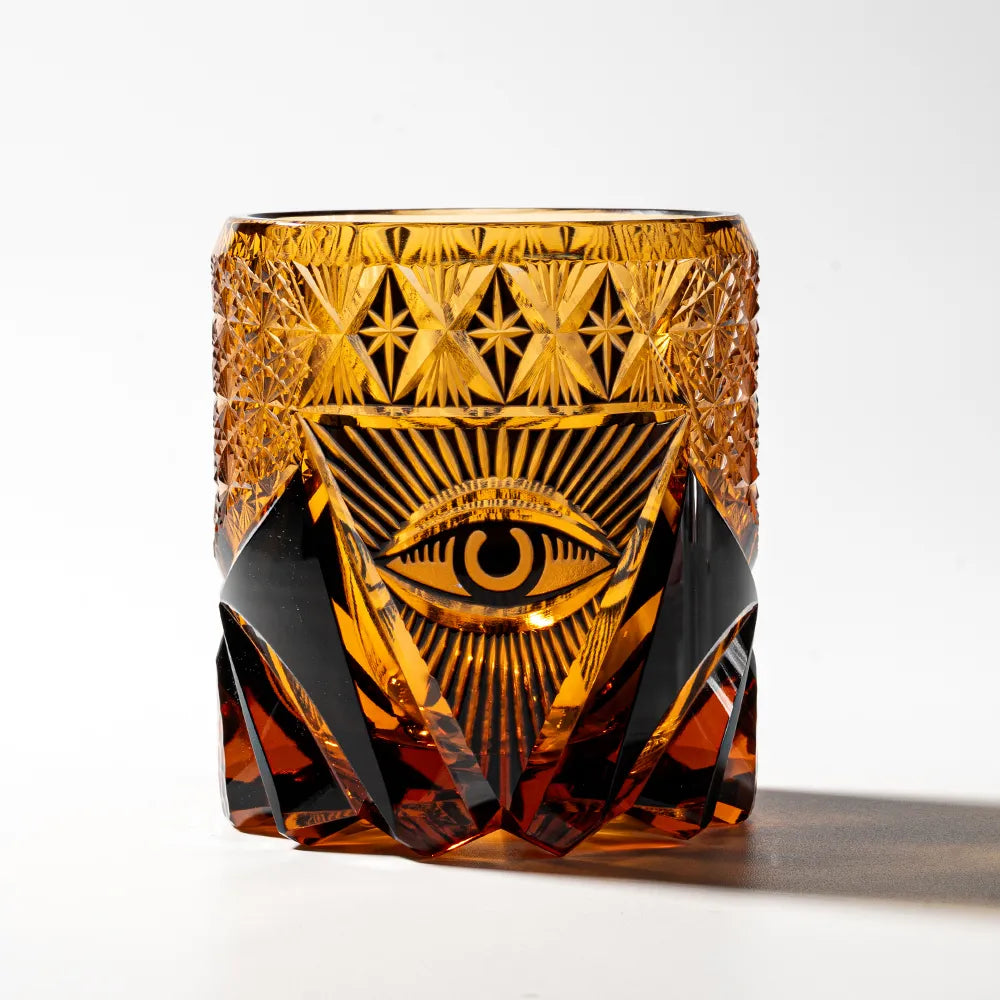 God’s Eye Edo Kiriko Whisky Glass – Golden Edition
