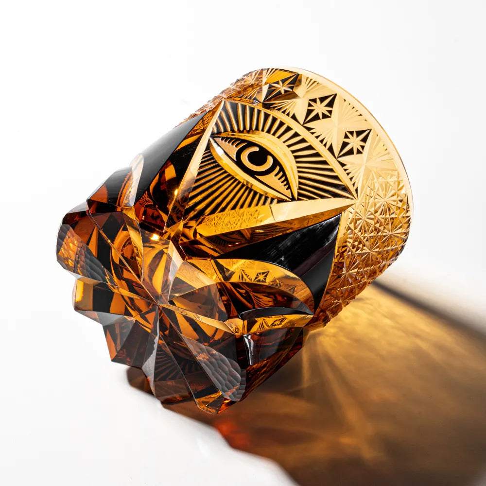 God’s Eye Edo Kiriko Whisky Glass – Golden Edition