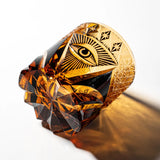 God’s Eye Edo Kiriko Whisky Glass – Golden Edition