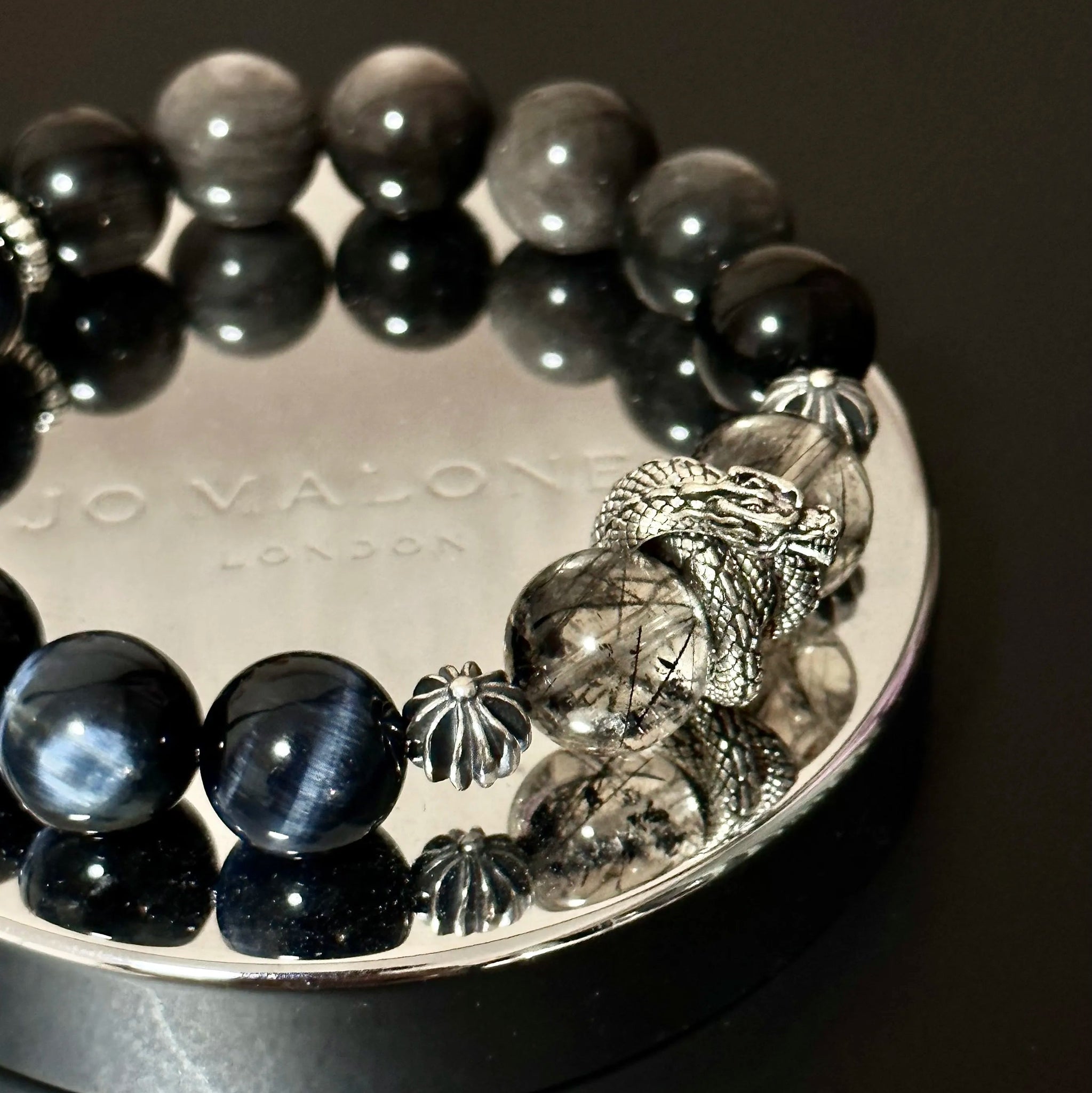Zeus’ Hour Obsidian Crystal Bracelet