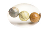 [Bead] Natural Alashan Round Bead Crackle Bracelet