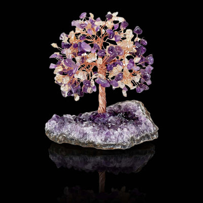 FateCord Natural Amethyst and Citrine Energy FengShui Tree