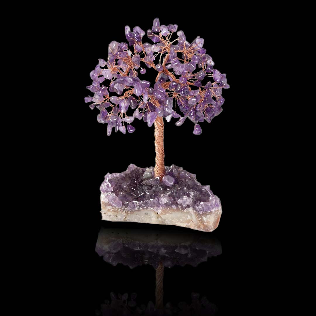 FateCord Natural Amethyst Energy FengShui Tree