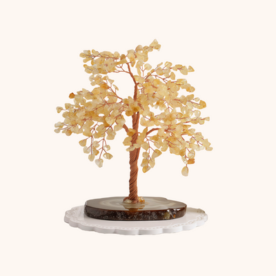 Natural Citrine Wealth Feng Shui Tree