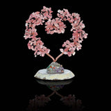 Love & Joy Strawberry Quartz Heart Feng Shui Tree