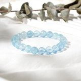 [Bead] Aquamarine Bracelet - Calmness, Courage & Communication
