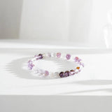 [Bead] Purple Phantom Crystal Bracelet - Wealth & Willpower
