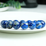 [Bead] Earth Stone Blue and White Porcelain Lapis Lazuli Bracelet