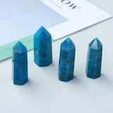 [Prism] Natural Apatite Crystal Monopointed Hexagonal Prismatic Decoration