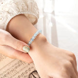 [Bead] Aquamarine Bracelet - Calmness, Courage & Communication