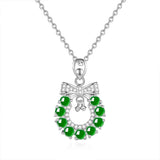 [Necklace] Natural Jade Green Necklace - Elegant Handcrafted Luxury Jewelry