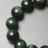 [Bead] Blue-Green Eye Obsidian Beads - Mexican Premium Bracelet