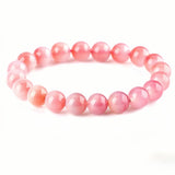 [Bead] Pink Agate Bracelet - Wealth & Elegance Crystal