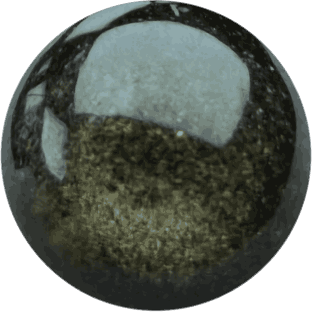 Golden Obsidian Bead