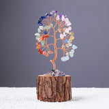 Natural Crystal Raw stone home decoration (7A tree stump)