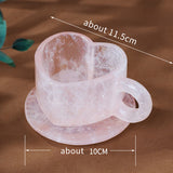 Rose Quartz Heart Mug – Healing Crystal Cup for Love & Self-Care
