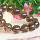 [Bead] Smoky Quartz Beads - Natural Xinjiang Tea Crystal Bracelet