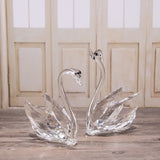 🦢 Clear Quartz Swan Figurine