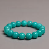 [Bead] Natural Old Mine Amazonite Crystal Bracelet - Retro Chinese Style