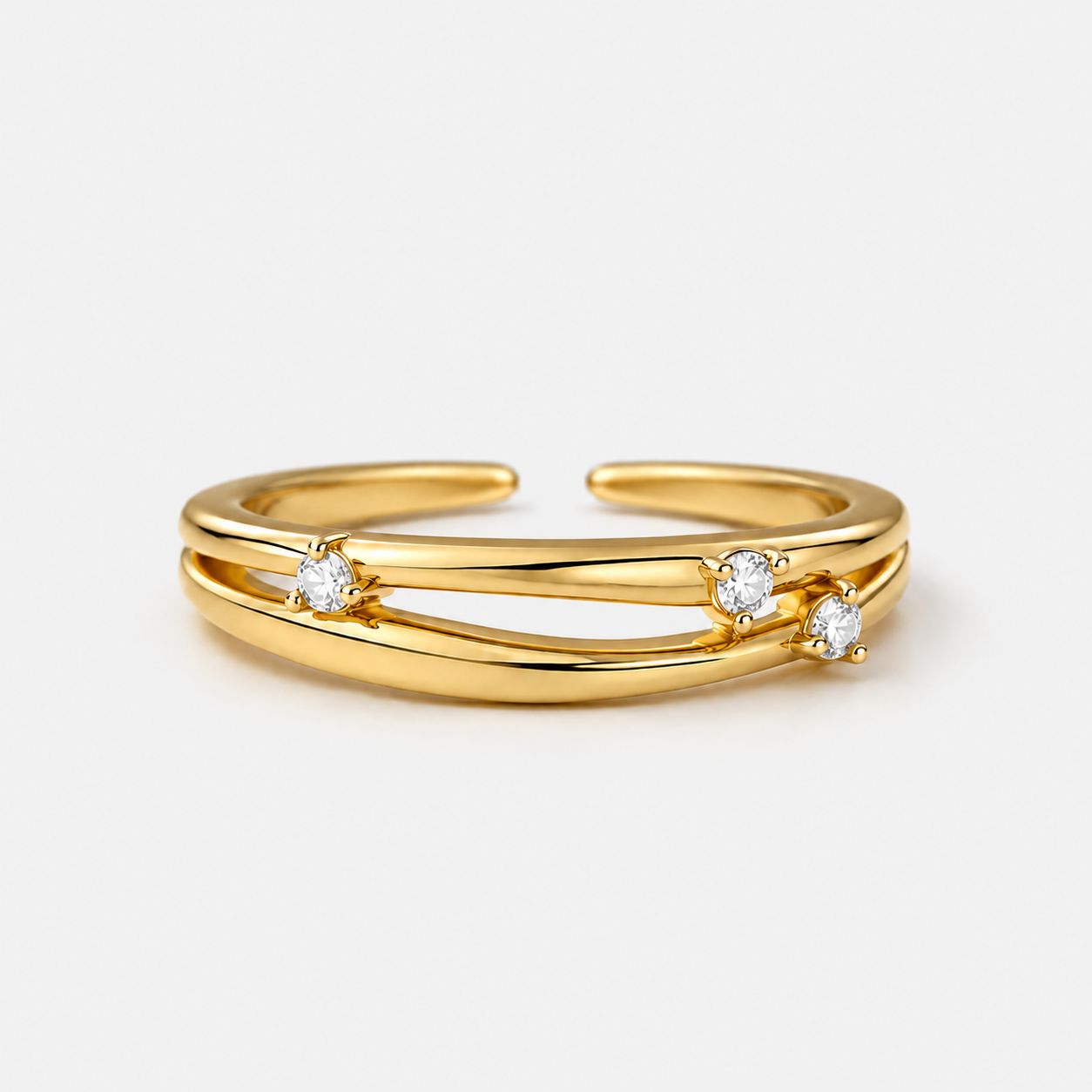 Celestial Orbit Open Ring