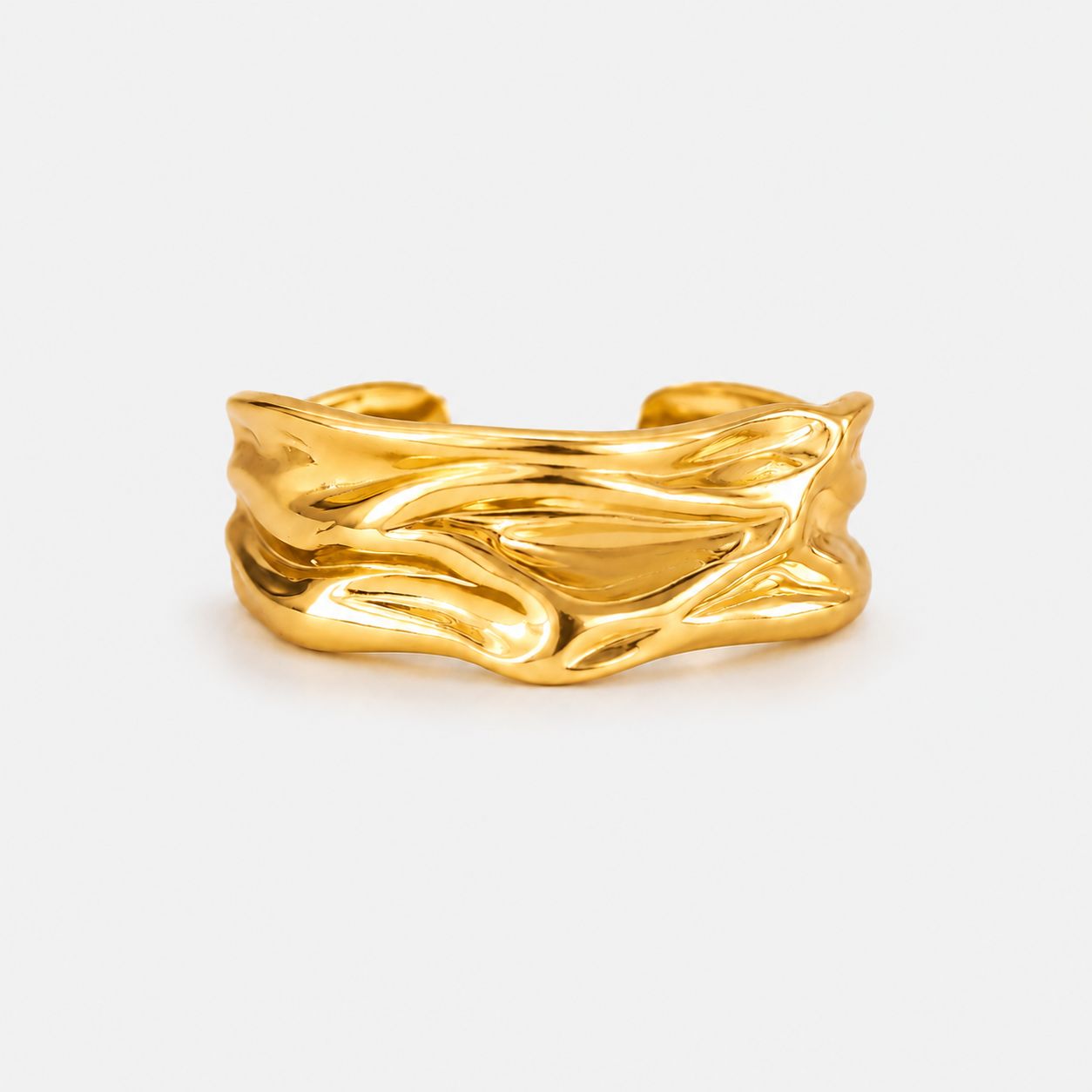 Molten Flow Open Ring