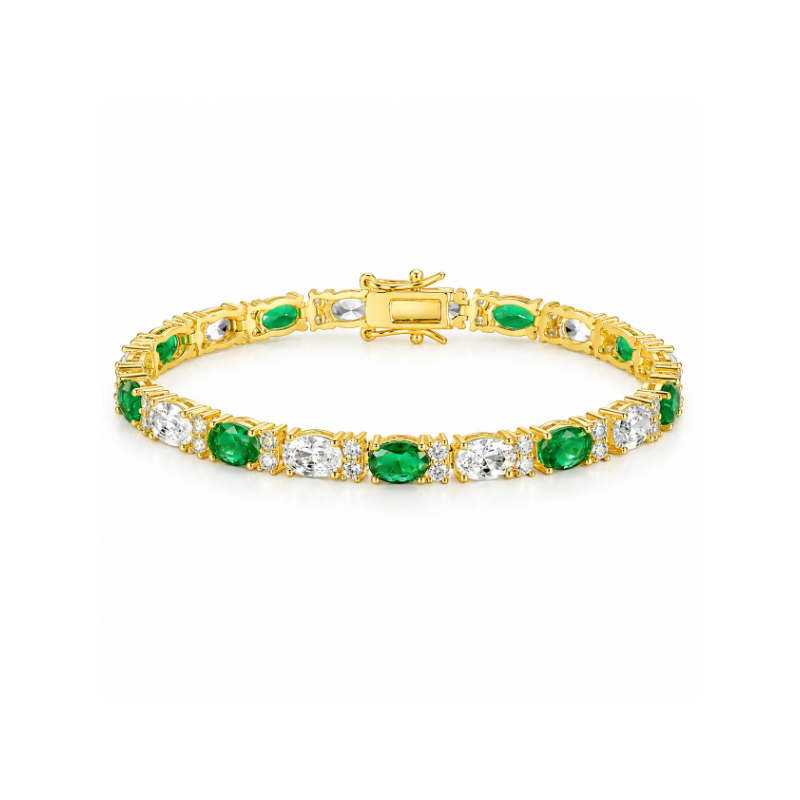 Emerald Tennis Bracelet