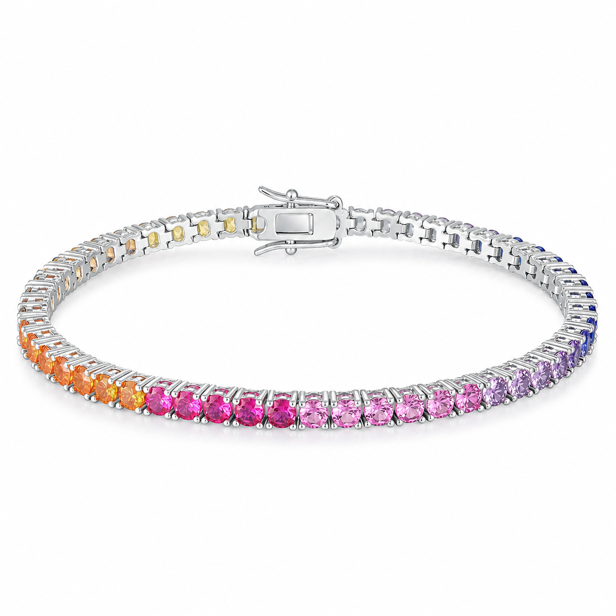 Gradient Tennis Bracelet