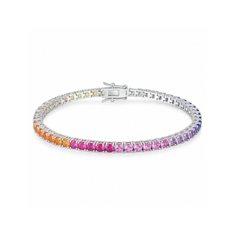 Gradient Tennis Bracelet
