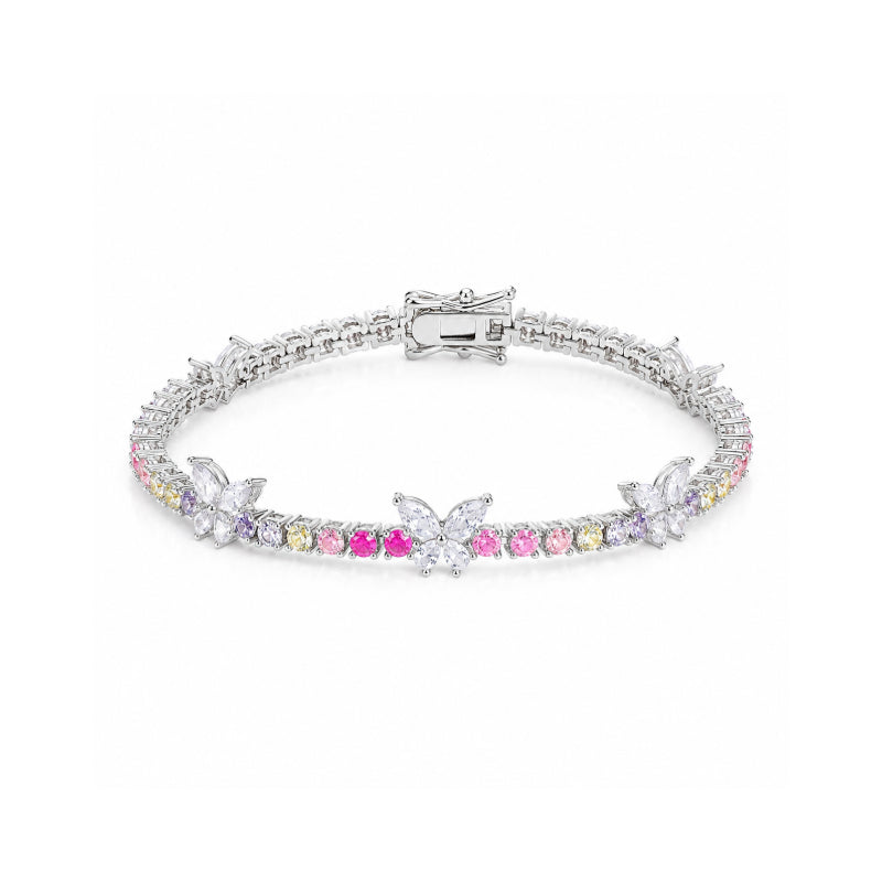 Butterfly Bloom Tennis Bracelet