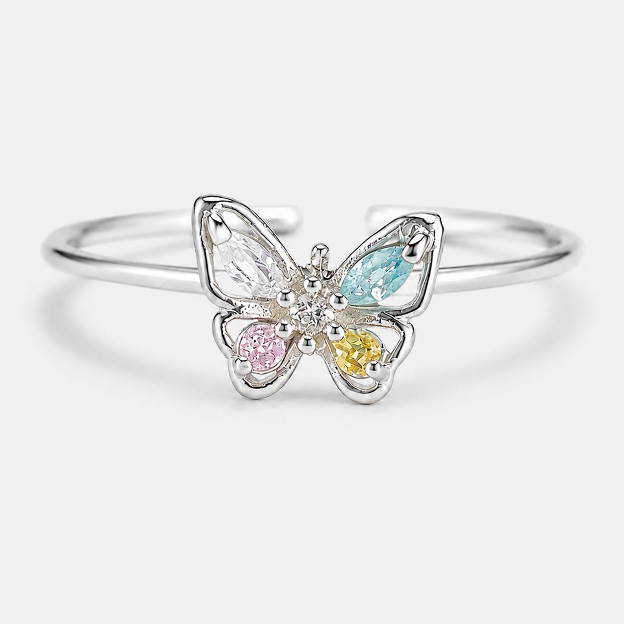 Aurora Butterfly Open Ring