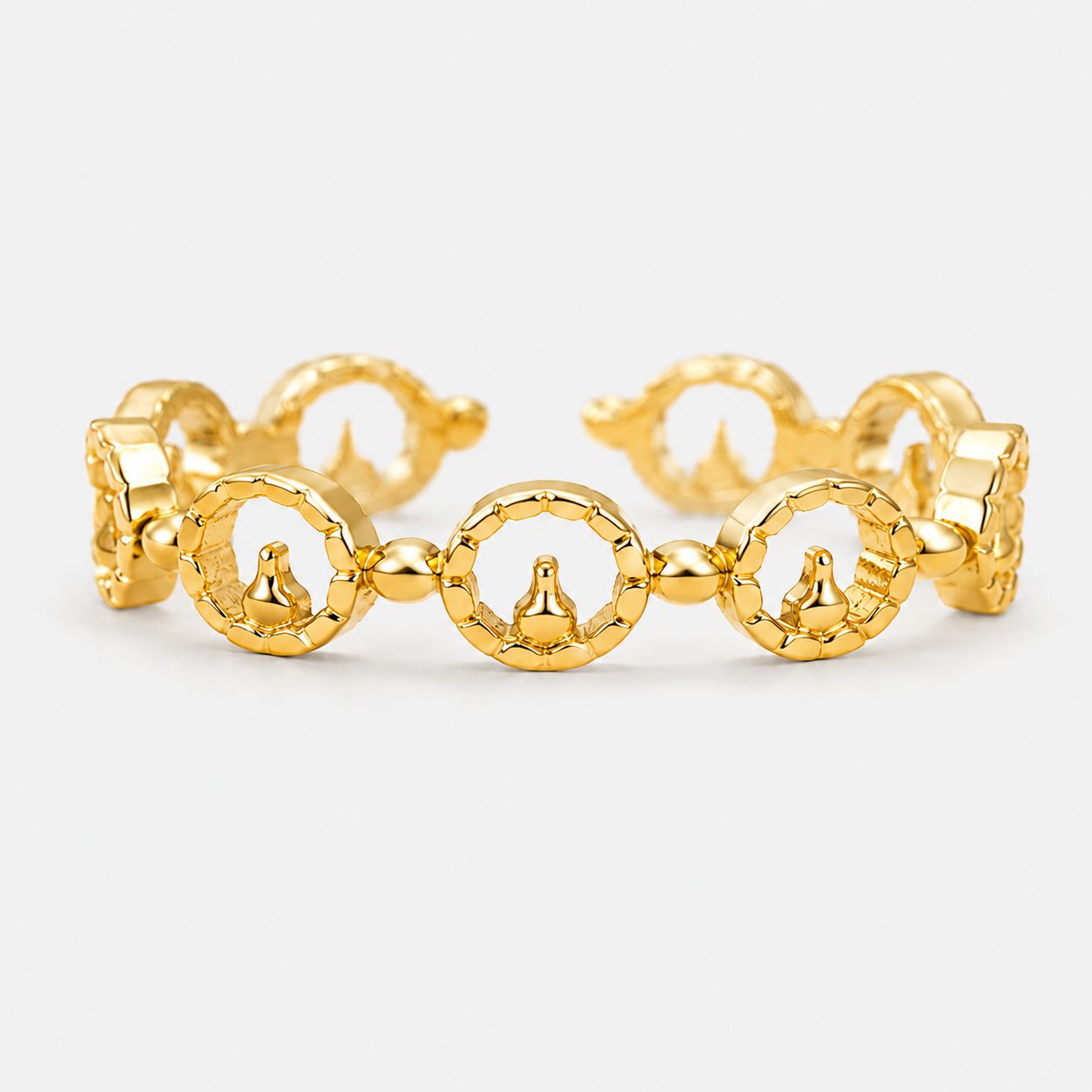 Golden Sunrise Open Ring