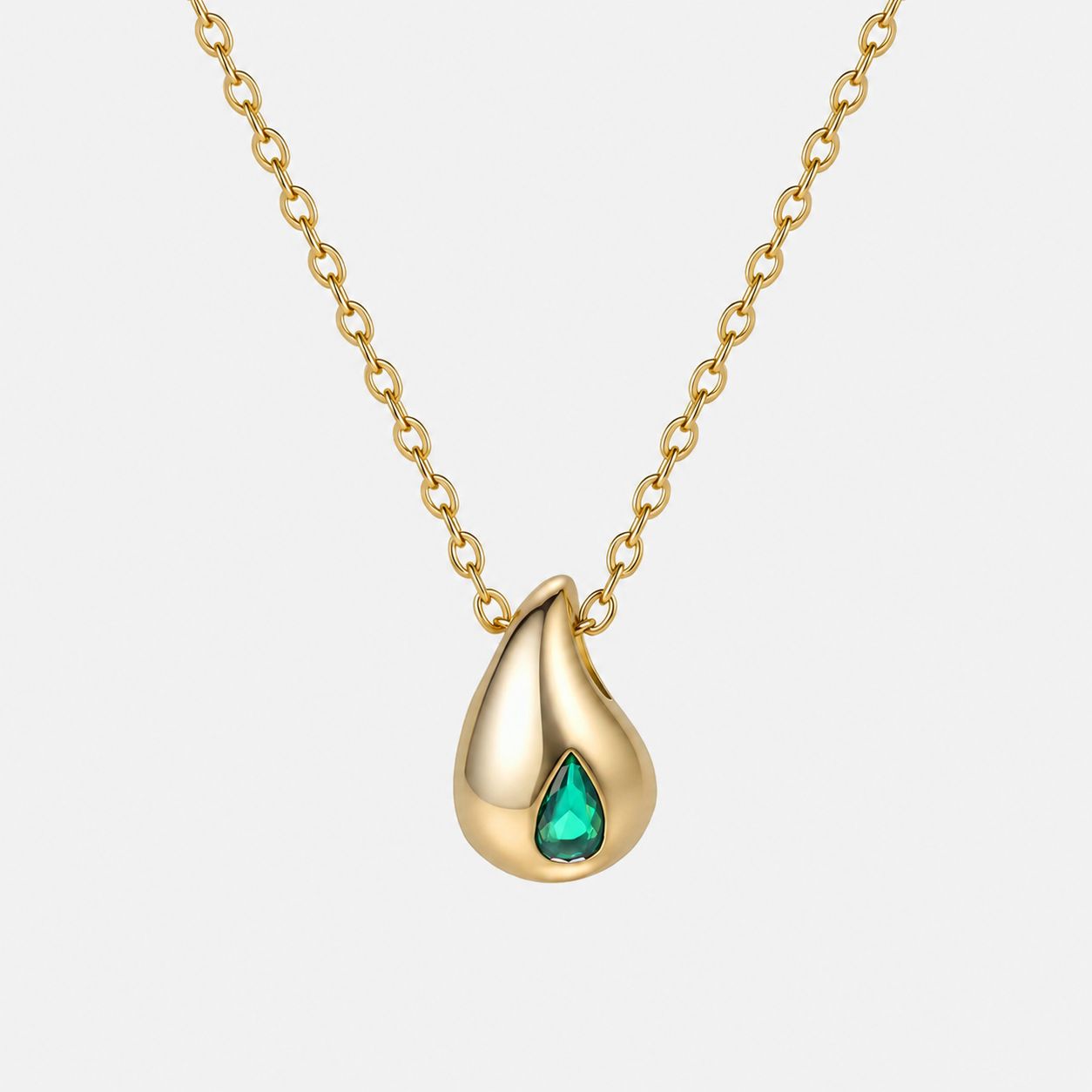 Emerald Dew Necklace