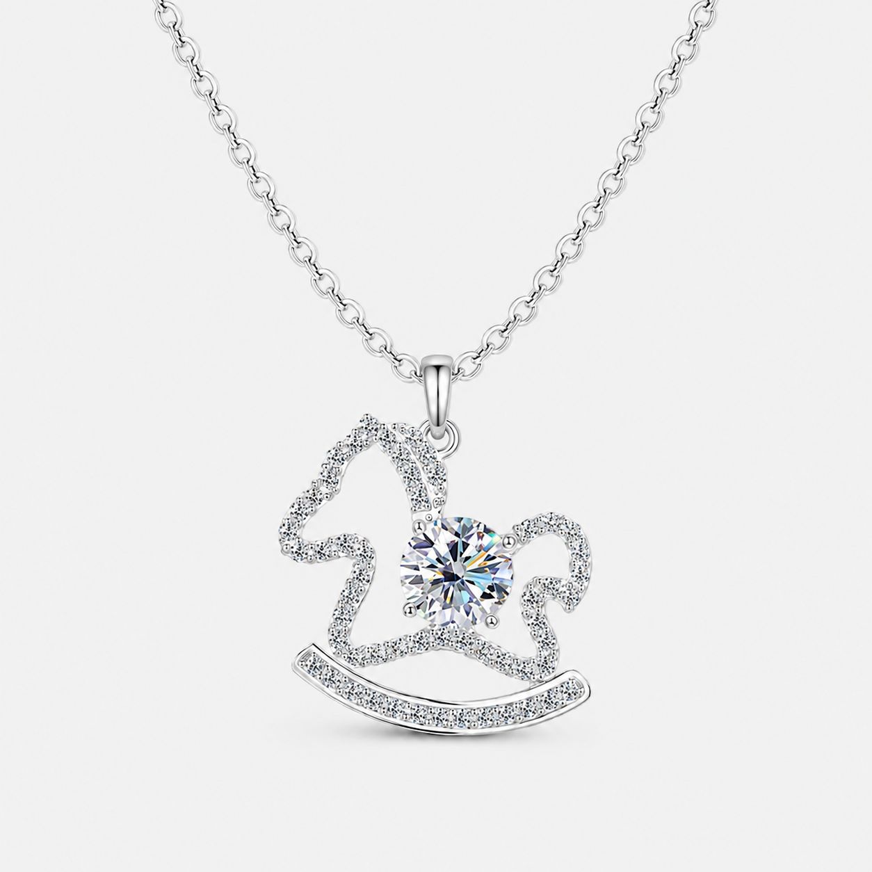 Lucky Rocking Horse Necklace