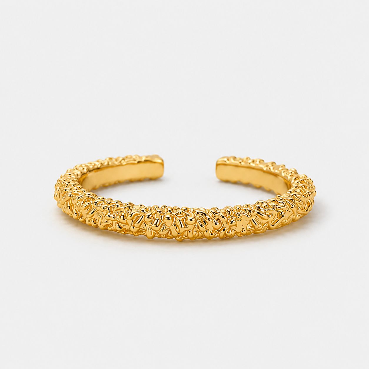 Organic Wave Open Ring