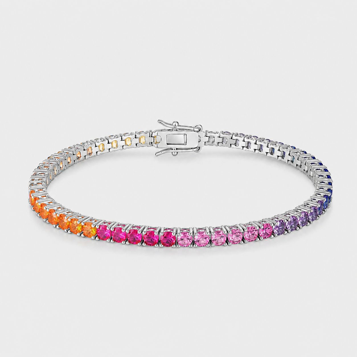 Gradient Tennis Bracelet