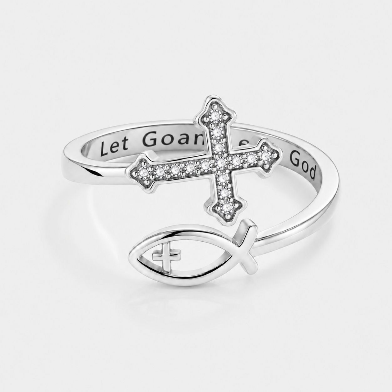 Faith Light Open Ring