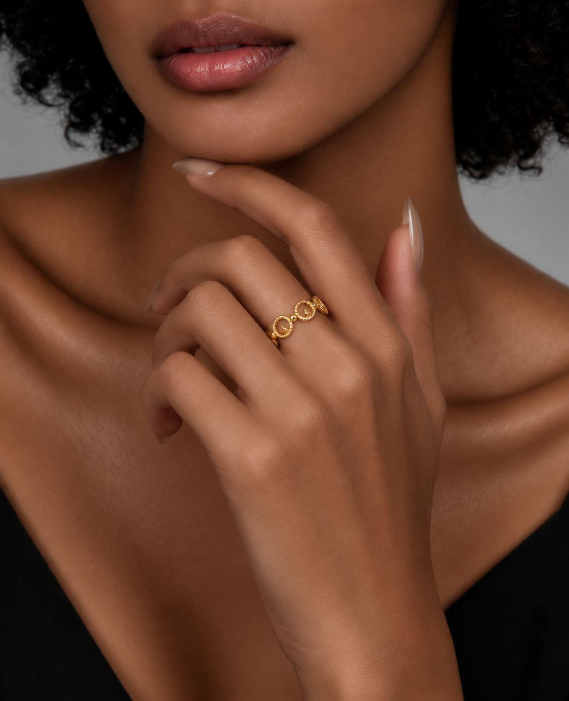 Golden Sunrise Open Ring
