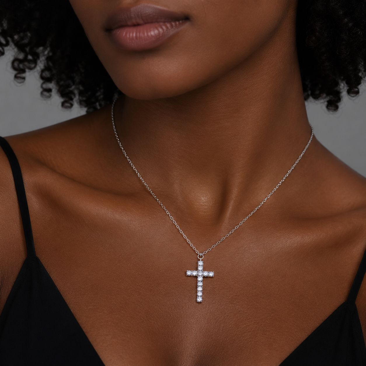 Luminous Cross Necklace