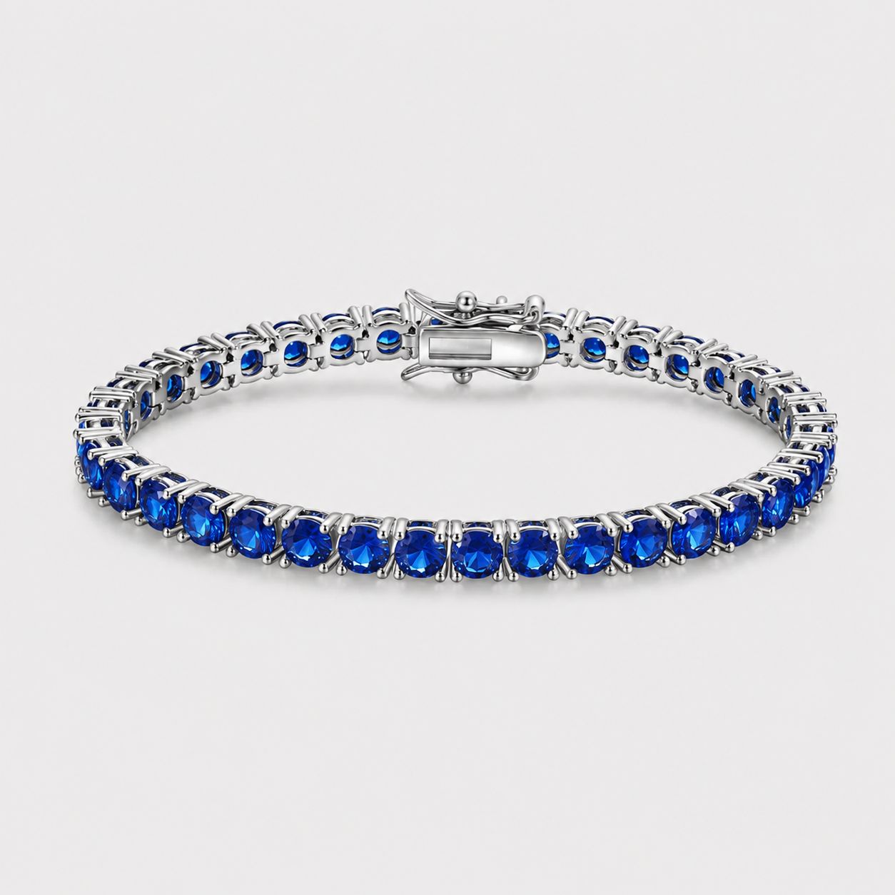 Blue Sapphire Tennis Bracelet