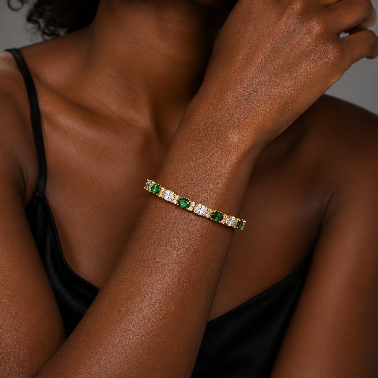 Emerald Tennis Bracelet