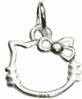 Silver Hello Kitty Pendant