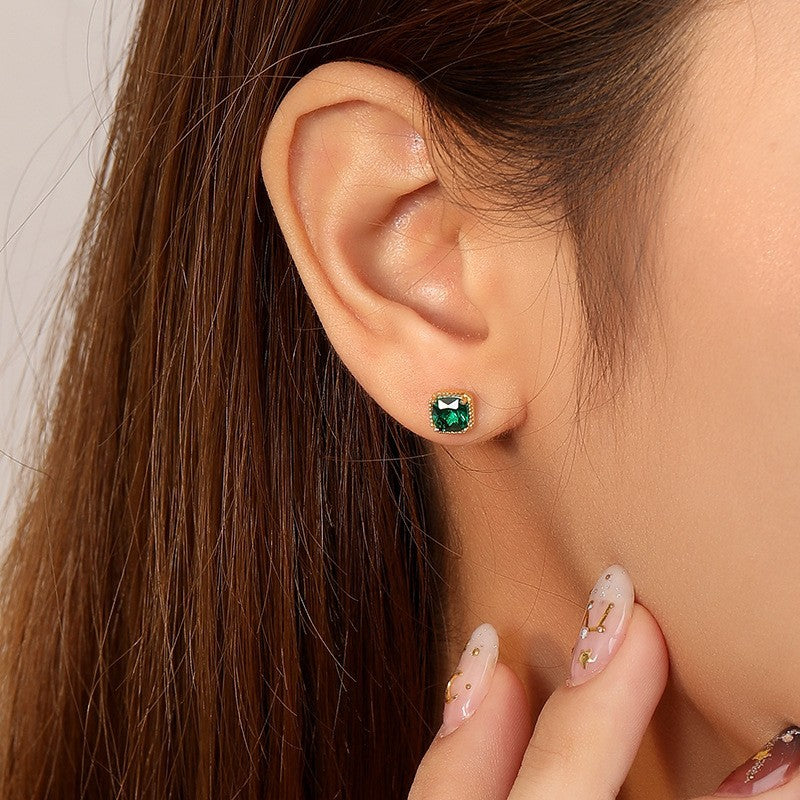 Blue Dragonfly Stud Earrings