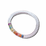 [Faceted Bead] Natural White Crystal Multi-Treasure