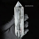 Natural Vogel Cut Multi-Faceted Clear Quartz Crystal