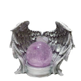 Whispers of Love: Heart Feather Base for Your Crystal Ball