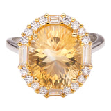 Citrine Radiance Adjustable Gemstone Ring
